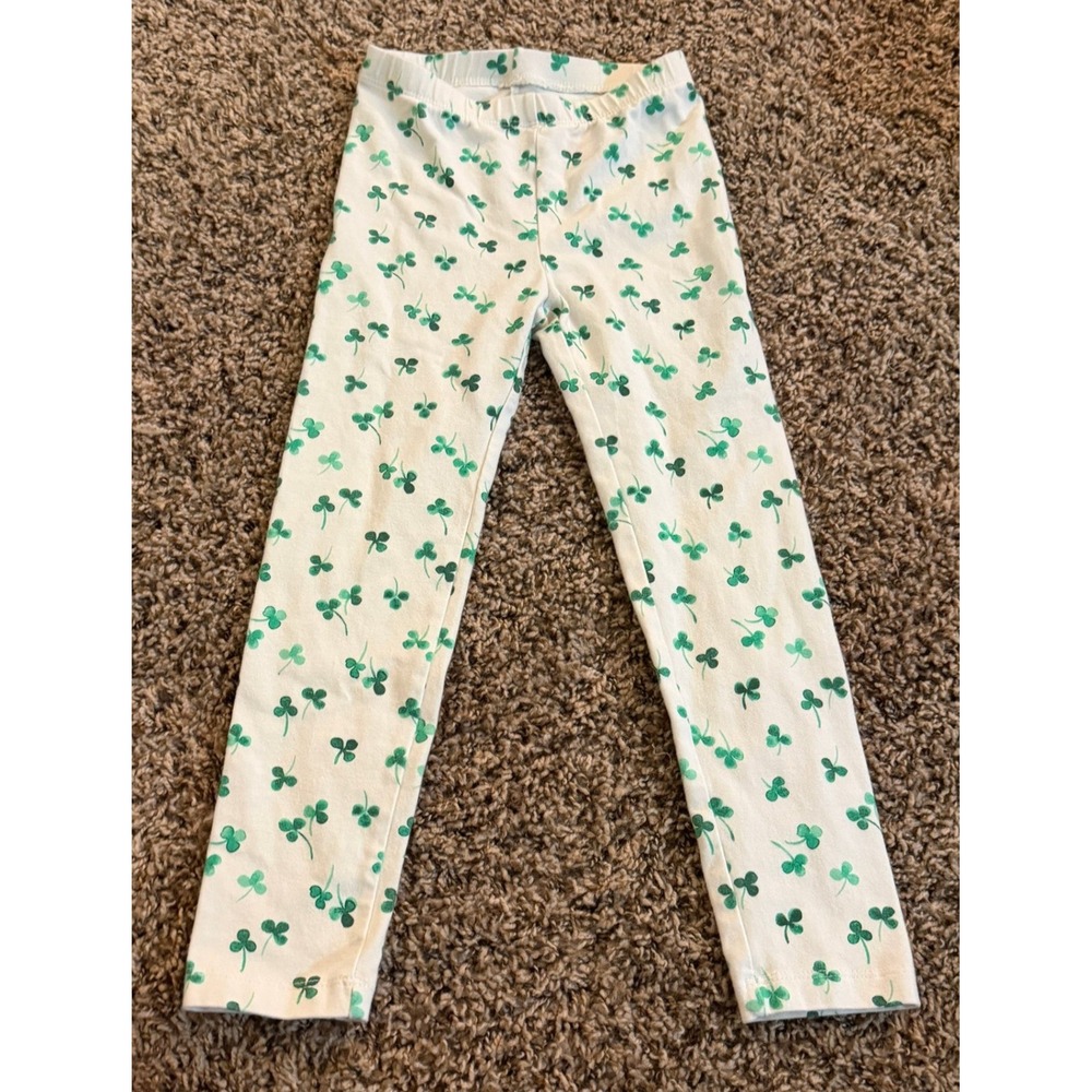 Cat & Jack Girls' Shamrock St. Patrick's Day Legging XS 4/5